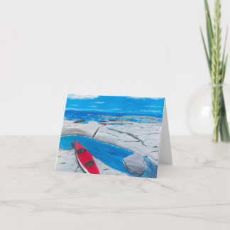 Small, 4" x 5.6" Folded Thank You Card