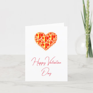 Small, 4" x 5.6" Folded Valentine Card 