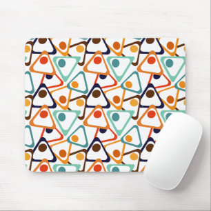 Small 70s Triangles Mouse Pad