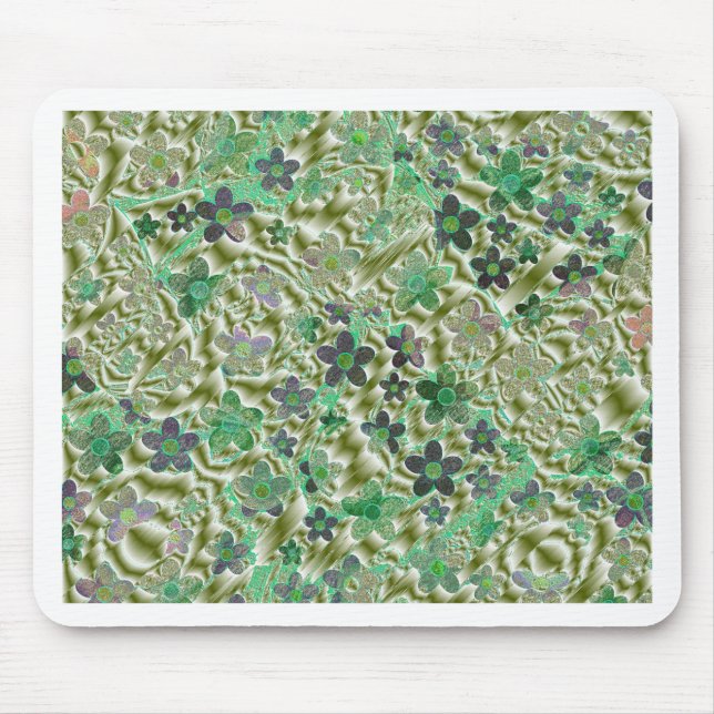 small abstractes coloured pattern mouse pad (Front)