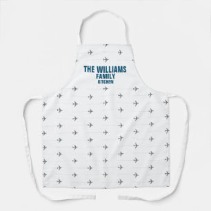 small Airplanes family apron