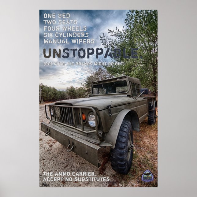 Small Ammo Carrier Unstoppable Poster (Front)