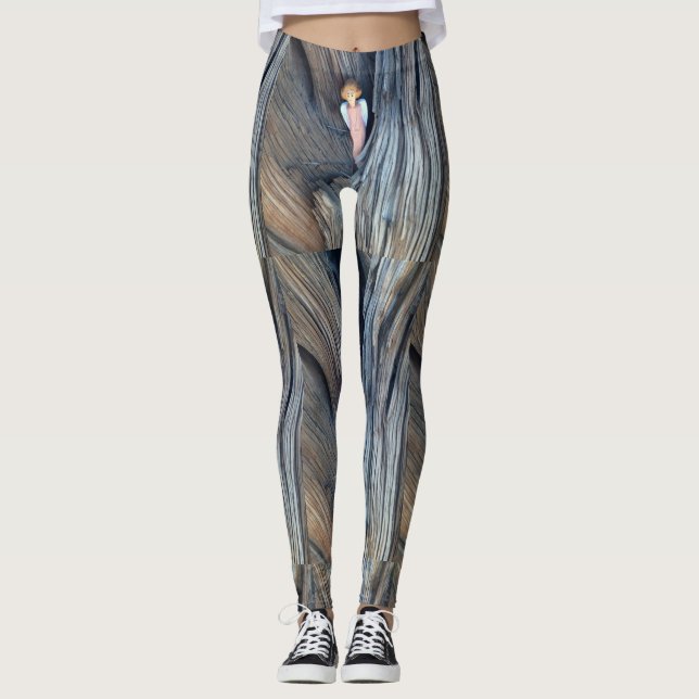 small angel in juniper tree bark leggings (Front)