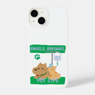 Small Animal Vet Life – Vet Dog and Cat Design iPhone 14 Case