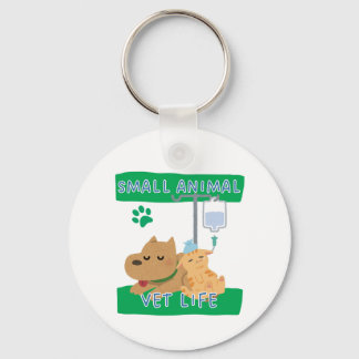 Small Animal Vet Life – Vet Dog and Cat Design Keychain