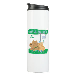 Small Animal Vet Life – Vet Dog and Cat Design Thermal Tumbler