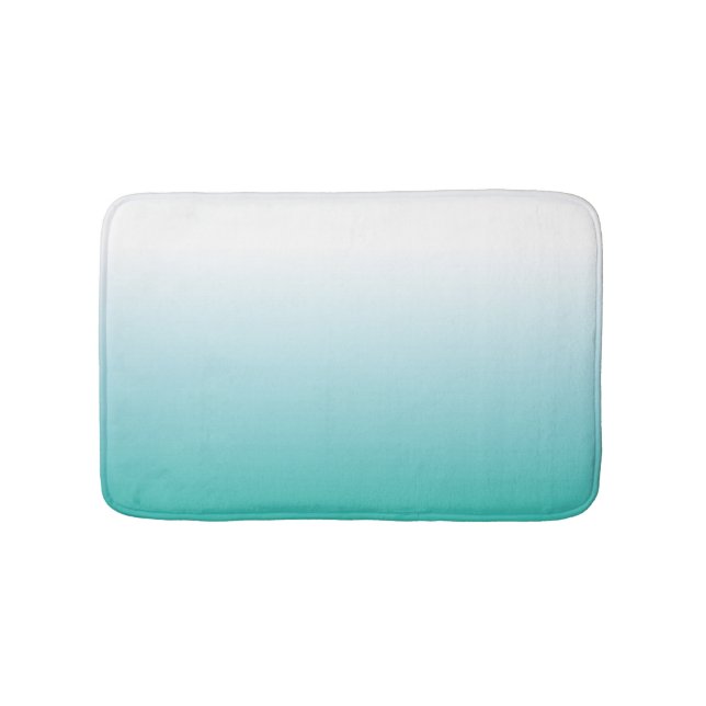 SMALL AQUA OMBRE BATH MAT (Front)