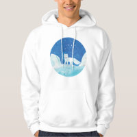 Small Arctic Fox (Vulpes lagopus) Illustration