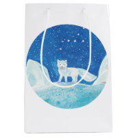 Small Arctic Fox (Vulpes lagopus) Illustration