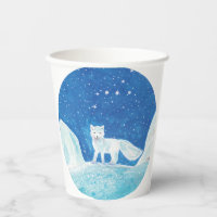 Small Arctic Fox (Vulpes lagopus) Illustration