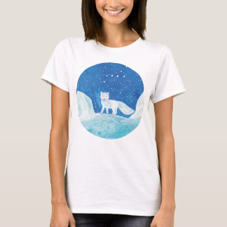 Small Arctic Fox (Vulpes lagopus) Illustration    T-Shirt