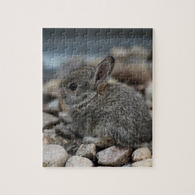 SMALL BABY BUNNY JIGSAW PUZZLE (Vertical)