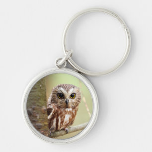 Small Baby Owl Ontarios Keychain