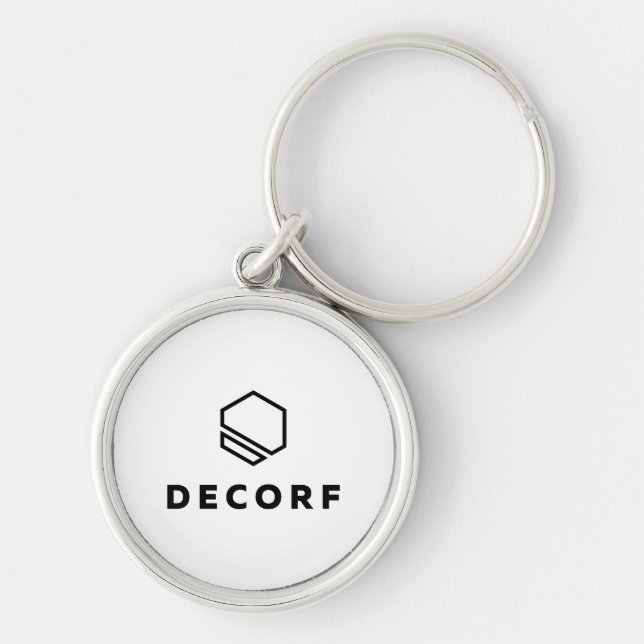 Small Basic Button Keychain (Front)