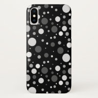 Small Black and White Polka Dots