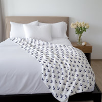 Small Blue Anchors Pattern