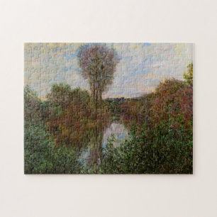 Small Branch of the Seine Monet Fine Art Jigsaw Puzzle
