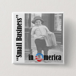 Small Business 2 Inch Square Button