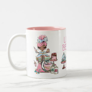 Small Business Bakery, cupcakes  Two-Tone Coffee Mug