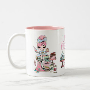 Small Business Bakery, cupcakes Two-Tone Coffee Mug