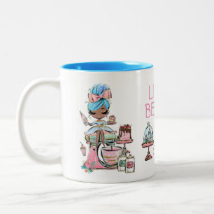 Small Business Bakery, cupcakes Two-Tone Coffee Mug