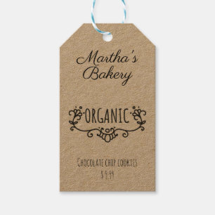 small business bakery organic food price tag