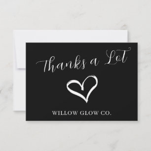 Small Business Branding Thank You Note Card