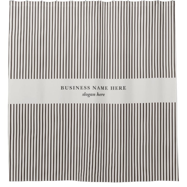 Small Business Brown Striped Modern  (Front)