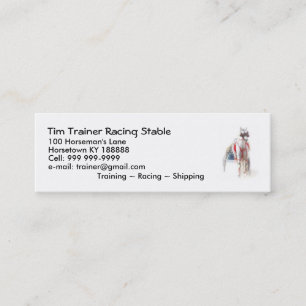 Small Business Cards for Horse Trainers