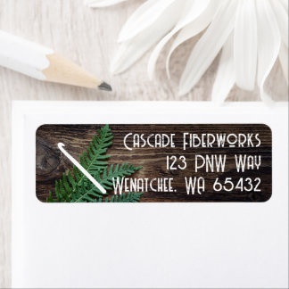 Small Business Crochet Hook Return Address Label
