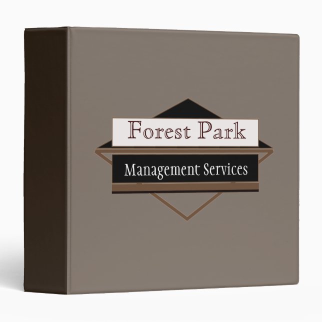 Small Business Custom Personalized Binder (Front/Spine)