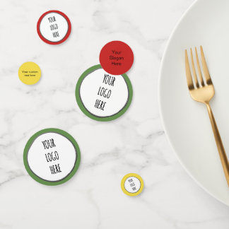 Small Business Event Branding Logo Confetti