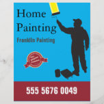 Small Business Flyer Painting Service Handyman<br><div class="desc">Great to hire someone to help out at home. Home repair flyer to kick off your small business. Great for any person who has extra time. All images are public domain,  but you can change it if you like. #handyman ,  #parttimejob,  #landscaper</div>