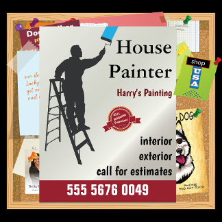 Small Business House Painting Service Flyer