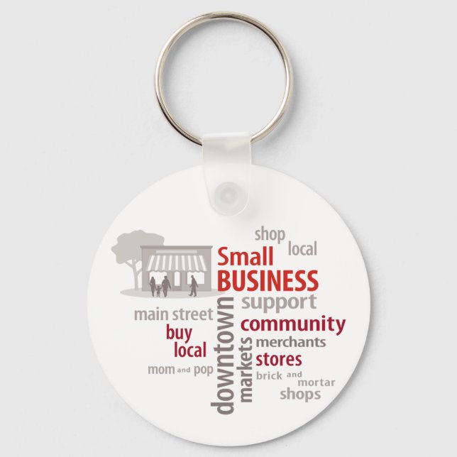 Small Business Keychain (Front)