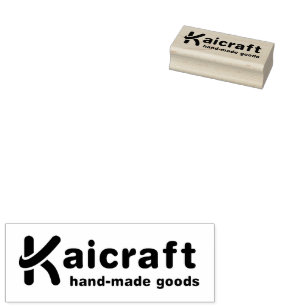 Small Business Logo for Arts, Craft & Scrapbook Rubber Stamp