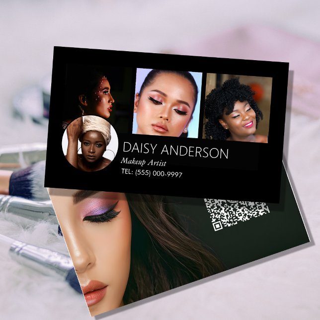 small business MUA Elegant Makeup Artist  Card (Creator Uploaded)