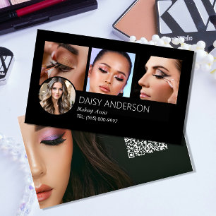 small business MUA Elegant Makeup Artist  Card