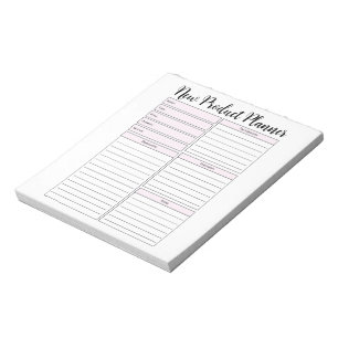 Small Business New Product Planner Notepad