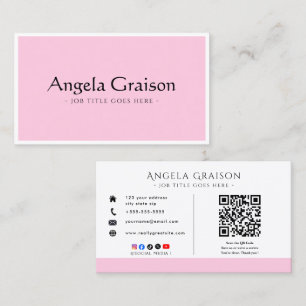 Small Business Owner Logo Corporate Minimalis Card