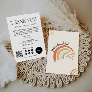 Small Business Package Insert Card