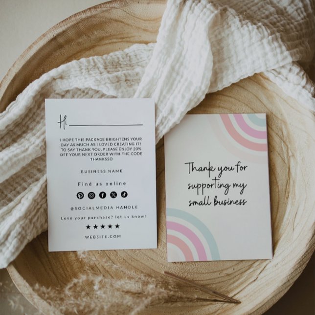 Small Business Package Insert Card (Creator Uploaded)