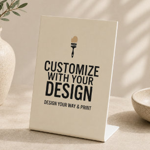 Small Business Personalized Blank Display Sign