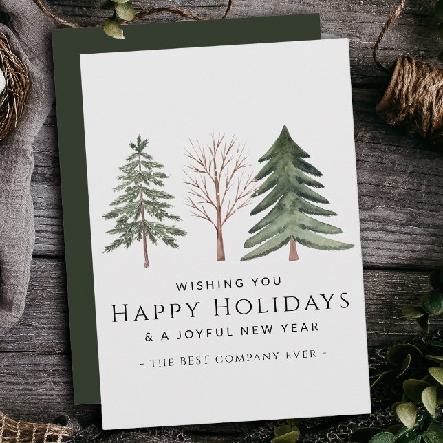 Small Business Professional Personalized Christmas Holiday Card (Creator Uploaded)