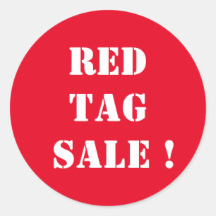 Small Business Red Tag Sale