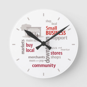 Small Business Round Clock