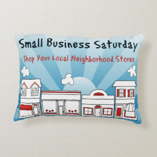Small Business Saturday Accent Pillow