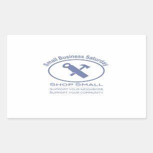 Small Business Saturday - Hardware blue Sticker