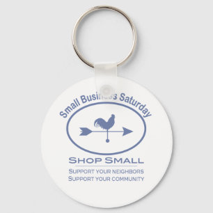 Small Business Saturday Weather vane Keychain