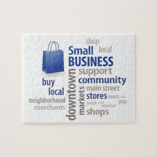 Small Business Shopping Bag Jigsaw Puzzle